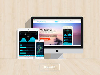 2014毕设 Tides APP UI设计 iphone/ipad版