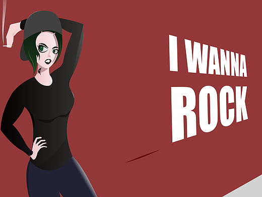 i wanna rock（個(gè)人主頁(yè)-ZMTU5NTY5NjA=） - 商業(yè)插畫(huà) - 站酷設(shè)計(jì)師顏藝帝原創(chuàng)素材 - 站酷ZCOOL