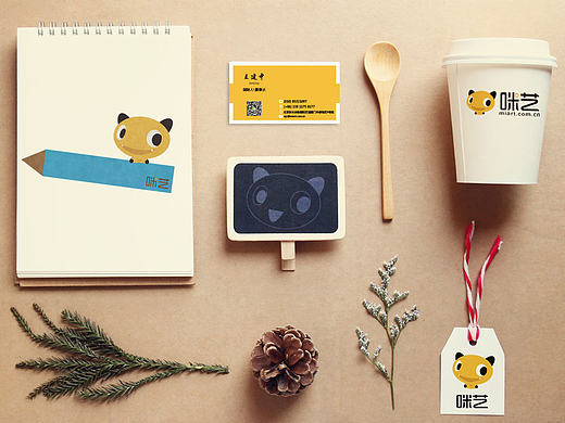 儿童教育 VI设计 LOGO 设计 喵星人 卡通 字体