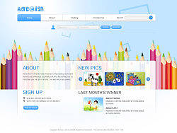 一个小朋友的个人网站