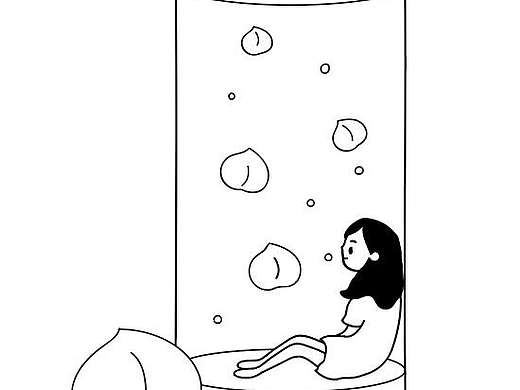 喜茶风插画