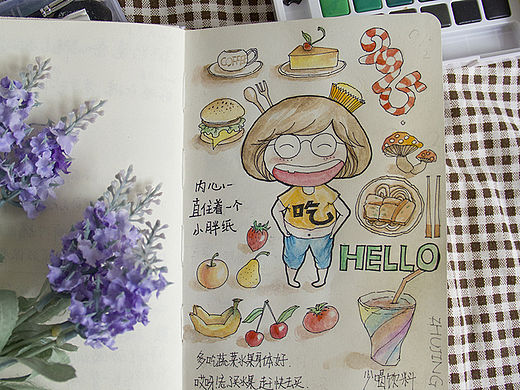 涂鸦小绘本—小胖妞