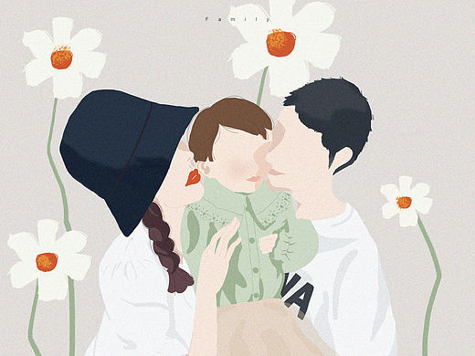 原创插画[Family]