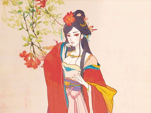 凌霄花——拟人