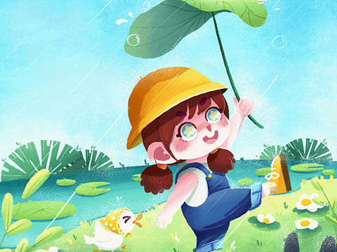 夏天到了🌞原创插画