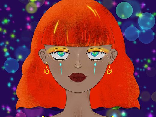 锅盖刘海（个人主页-ZNDU1NTc0NDg=） - 艺术插画 - 站酷设计师1245243583原创素材 - 站酷ZCOOL