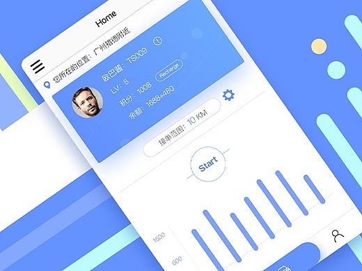 panda代驾司机版app应用UI设计
