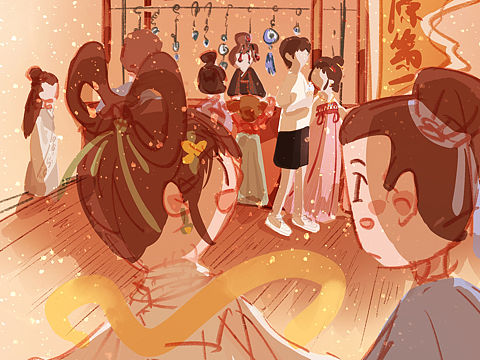 牛郎織女（個(gè)人主頁(yè)-ZNTQ2MDIwMjA=） - 創(chuàng)作習(xí)作 - 站酷設(shè)計(jì)師mua_糖豆子原創(chuàng)素材 - 站酷ZCOOL