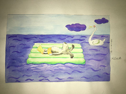 練習(xí)（個(gè)人主頁(yè)-ZMTQ5MTc3MjQ=） - 兒童插畫 - 站酷設(shè)計(jì)師西瓜3621原創(chuàng)素材 - 站酷ZCOOL