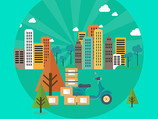 扁平化引導頁（個人主頁-ZMTkwMjUxODg=） - APP界面 - 站酷設(shè)計師不同世界的男人原創(chuàng)素材 - 站酷ZCOOL