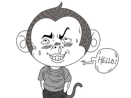 在公司抽空画的一个短篇小漫画——吃饭如何不用买单