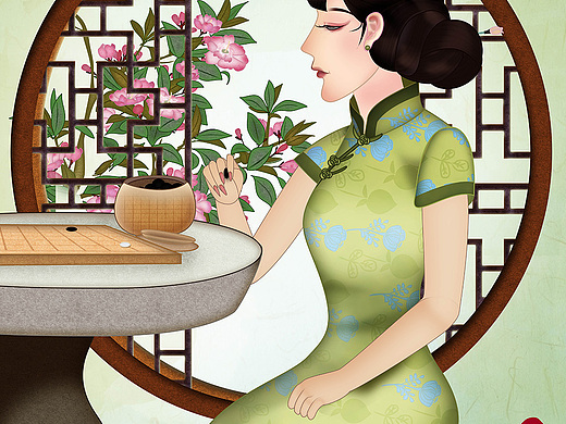 禅意画古风唯美意境_素材网站_图片免费下载-zcool站酷