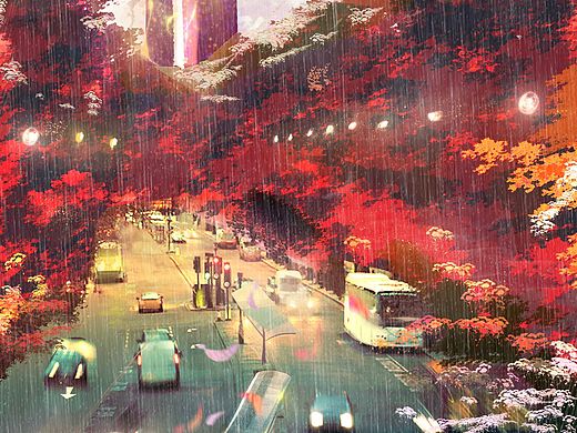 风景插画