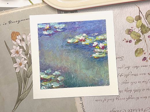 【油画棒】莫奈《睡莲》