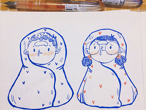 流感来袭（个人主页-ZMjYwMDQ3NzY=） - 儿童插画 - 站酷设计师汪大毛原创素材 - 站酷ZCOOL