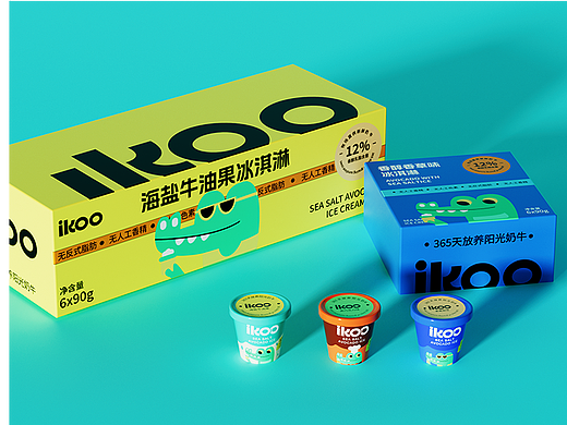 IKOO冰淇淋包装设计