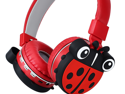 瓢虫儿童耳机亚马逊主图