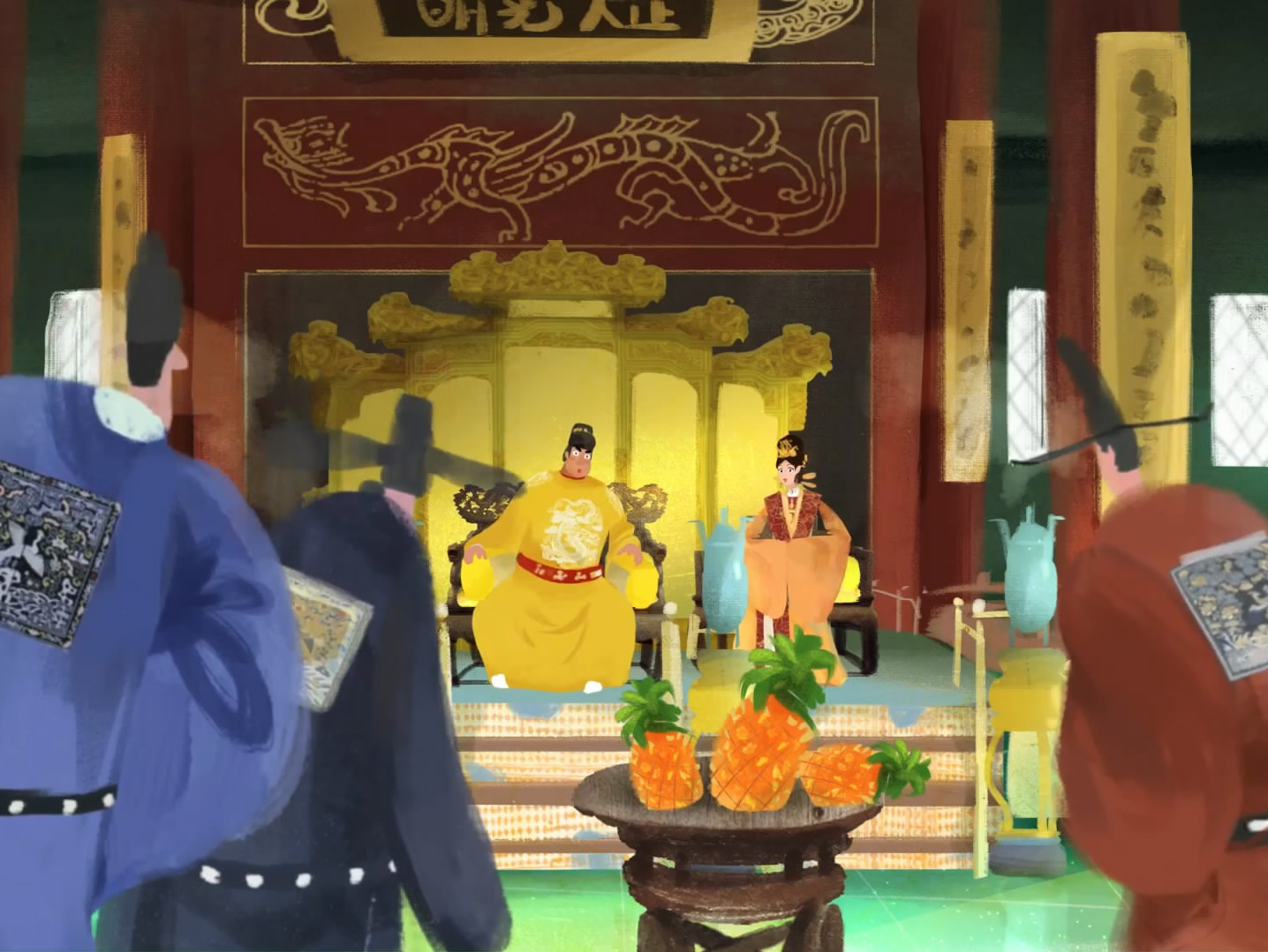 麦当劳第一部中国风动画广告《本宫凤堡》