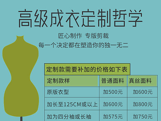 旗袍量体（个人主页-ZMjEzMzcyMTY=） - 信息图表 - 站酷设计师石榴yu原创素材 - 站酷ZCOOL