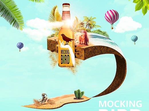 合成练习啤酒海报（个人主页-ZMjE2NDk0OTY=） - 海报 - 站酷设计师Mocting原创素材 - 站酷ZCOOL