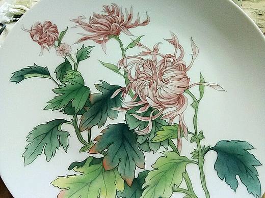 粉粉的菊花