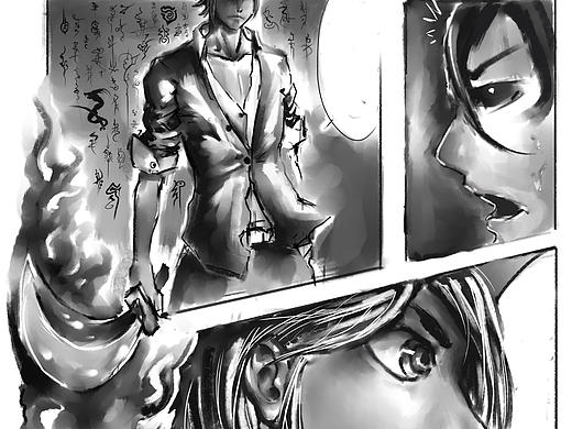 没有文字内容的漫画~