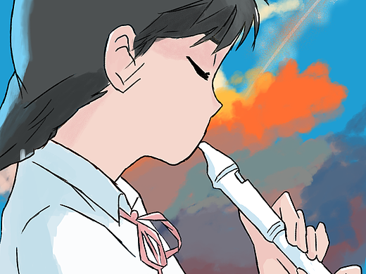 漂亮又恬静的女孩谁会不喜欢（个人主页-ZNTIxMjMxOTY=） - 儿童插画 - 站酷设计师恒杰at宝才原创素材 - 站酷ZCOOL