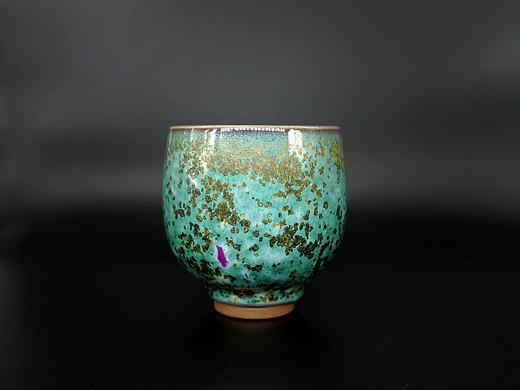 纯手工拉坯钧瓷主人杯 葛鹏涛作品