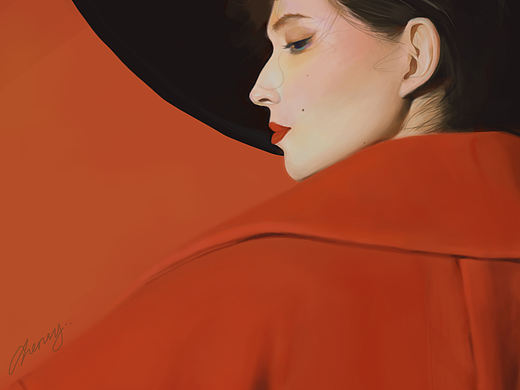 《朱砂痣》（个人主页-ZMzQ4NTAxNDA=） - 创作习作 - 站酷设计师陳CHENSY原创素材 - 站酷ZCOOL