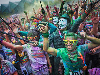 The Color Run深圳站，舞动鹏城