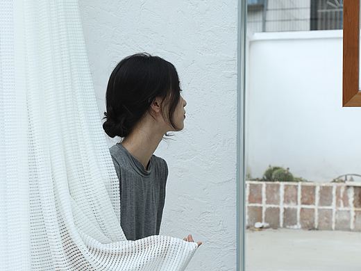 自然光下的帘