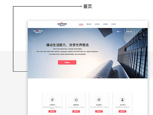 「原创」一款企业网站（个人主页-ZMjE5Nzc2MTY=） - 企业官网 - 站酷设计师啊柴DA原创素材 - 站酷ZCOOL