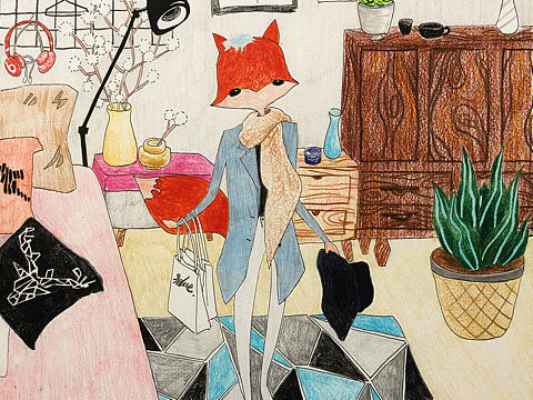 彩铅猫里的画（个人主页-ZMjc4MjcyNjg=） - 创作习作 - 站酷设计师Felinae先生原创素材 - 站酷ZCOOL