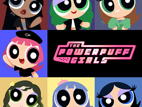 当我用飞天小女警的风格画我的同事