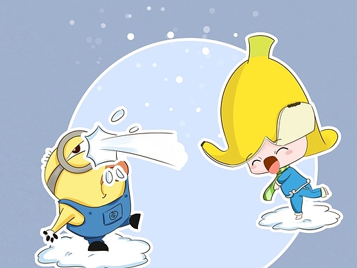 蕉小人|动漫|动画片|猪熊猫_原创作品-站酷zcool