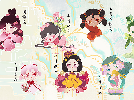 花·月令·十二月令花
