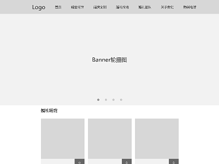 恋爱网网站原型图