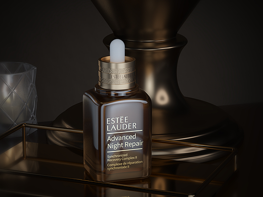 雅诗兰黛小棕瓶 C4D电商练习