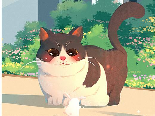 猫 插画 猫眼 动物_素材网站_图片免费下载-zcool站酷