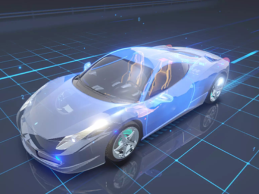 大数据可视化-车科技感展示