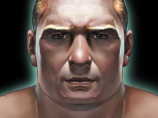 Brock Lesnar（个人主页-ZMTI5MTY0NzI=） - 创作习作 - 站酷设计师淡水手绘原创素材 - 站酷ZCOOL