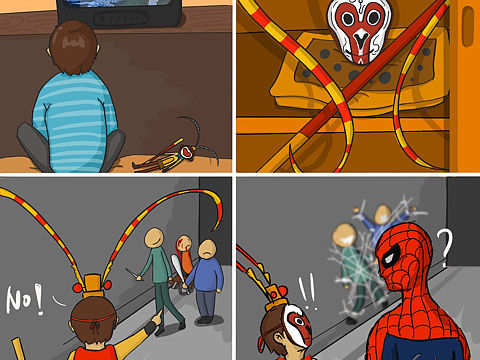 國產(chǎn)英雄。（個(gè)人主頁-ZMzc4ODc5MTY=） - 短篇/格漫 - 站酷設(shè)計(jì)師百無一用是藝術(shù)原創(chuàng)素材 - 站酷ZCOOL