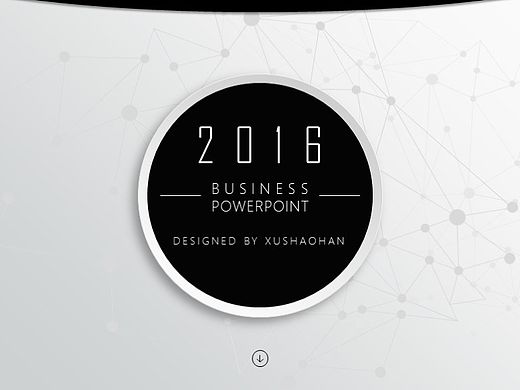宅寂系列：黑灰色素雅大气年终工作总结汇报微立体PPT模板