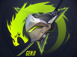 庄辰老师作品_守望先锋源氏徽章