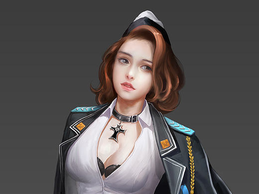 女军官