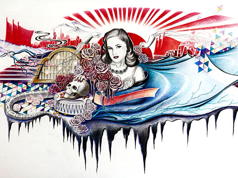 Red 紅（個(gè)人主頁(yè)-ZMjAyMTE3NDQ=） - 創(chuàng)作習(xí)作 - 站酷設(shè)計(jì)師喜塵Nina原創(chuàng)素材 - 站酷ZCOOL