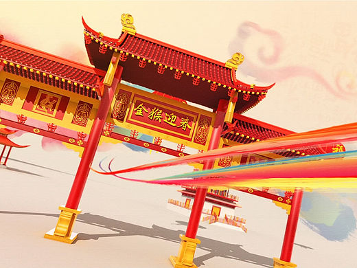 2016原创猴年春晚片头春节晚会片头猴年（个人主页-ZMTQ4ODI4ODA=） - Motion Graphic - 站酷设计师pfstudio原创素材 - 站酷ZCOOL