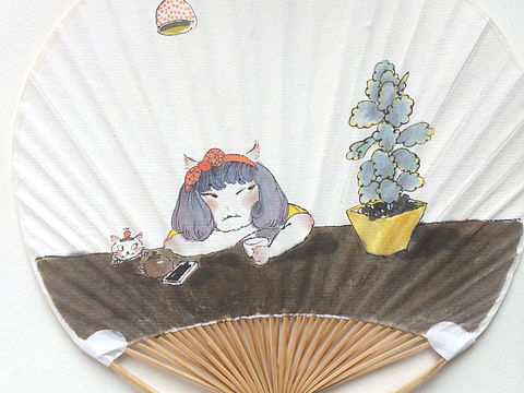 小扇（个人主页-ZMTYzNjg1MTY=） - 创作习作 - 站酷设计师桑榆儿原创素材 - 站酷ZCOOL