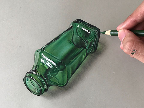 MZ彩铅3D手绘作品
