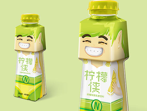萌范儿系列 水果味饮料包装设计